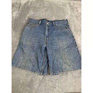 Vintage Y2K Levi's 550 Relaxed Fit Denim Jean Shorts Men's Size 36 Blue